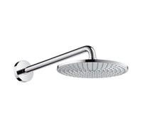 hansgrohe plaque de douche de hansgrohe Raindance Air 27474810 240mm avec bras de douche satinox