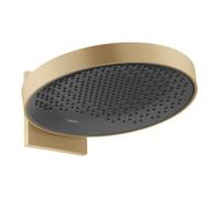 Hansgrohe hansgrohe Pomme de douche Rainfinity 360 A 381 mm, 1 jet, avec raccord mural, bronze brossé Quantité:1