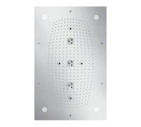 Hansgrohe hansgrohe Pomme de tête Raindance Rainmaker 680x460mm, 3 jets, chrome, avec éclairage Quantité:1