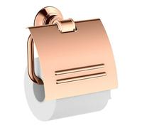 Hansgrohe hansgrohe Porte-papier Axor Montreux avec couvercle, métal, fixation murale, or rouge poli Quantité:1