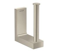 Hansgrohe hansgrohe Porte-papier réserve Axor Uni Rectangulaire à montage mural, nickel brossé Quantité:1