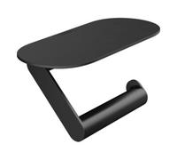 Hansgrohe hansgrohe Porte-papier toilette WallStoris 230x100 mm, avec abattant, fixation murale, mat noir Quantité:1