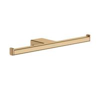 Hansgrohe hansgrohe Porte-rouleaux AddStoris double, mural, métal, bronze brossé Quantité:1