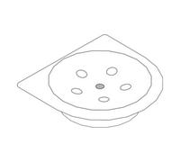 Hansgrohe hansgrohe Porte-savon Axor Logo Polis petit, individuel Quantité:1