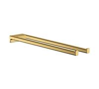 Hansgrohe hansgrohe Porte-serviettes AddStoris L 445 mm, 2 bras, bois, métal, poli or optique Quantité:1