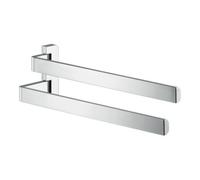 Hansgrohe hansgrohe Porte-serviettes Axor universel 409 mm, 2 bras, pivotant individuellement, chrome Quantité:1