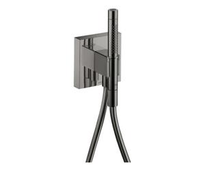 Hansgrohe hansgrohe Portereinh Axor Starck Organic avec douchette 2 jets, chrome, 120x120mm, bleu Quantité:1