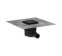 Hansgrohe hansgrohe Punktab RainDrain Brillance Ensemble complet, 100x100mm, noir mat Quantité:1