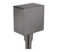 Hansgrohe Axor – raccord de tuyau 36732340, carré, avec clapet anti-retour, chrome noir brossé