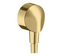 Hansgrohe hansgrohe Raccord de tuyau Fixfit E sans clapet anti-retour, or poli Quantité:1