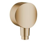 Hansgrohe hansgrohe Raccord mural Fixfit avec clapet anti-retour, bronze brossé Quantité:1