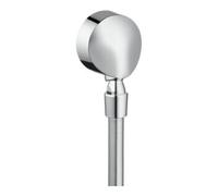 Hansgrohe hansgrohe Raccord mural Fixfit avec rotule et clapet anti-retour, chrome Quantité:1