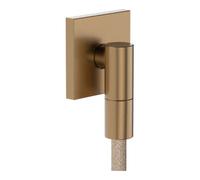 Hansgrohe hansgrohe Raccord mural Fixfit Fine avec clapet anti-retour, E, angle, bronze brossé Quantité:1