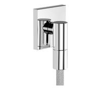 Raccord mural FixFit Fine E hansgrohe 28883000 avec clapet anti-retour, E, carré, chromé