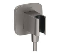 Hansgrohe hansgrohe Raccord mural Fixfit Q softsqua, avec douchette, brosse bleue chrome Quantité:1