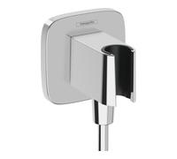 Hansgrohe hansgrohe Raccord mural Fixfit Q softsquare, avec support de douche, chrome Quantité:1