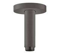 Hansgrohe hansgrohe Raccord plafond S 100 mm, chrome brossé bleu, rosace ronde Quantité:1