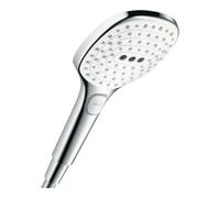 Hansgrohe hansgrohe Raindance Select E 120 EcoSmart Tête 120 mm, 3 jets, 9 l/min, blanc/chrome Quantité:1