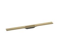 Hansgrohe Caniveau de douche RainDrain Flex 56053140 100 cm – bronze brossé, mural, raccourcissable