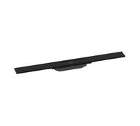 Hansgrohe hansgrohe RainDrain Flex Caniveau de douche 700 mm, noir mat, kit complet, ajustable Quantité:1