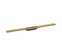 hansgrohe RainDrain Flex caniveau de douche 56045140 90cm, kit de finition, peut être raccourci, bronze brossé