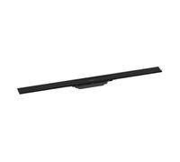 hansgrohe RainDrain Flex caniveau de douche 56045670 90cm, kit de finition, peut être raccourci, noir mat
