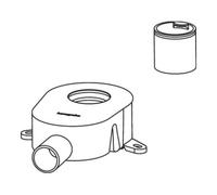hansgrohe RainDrain Go Siphon, modèle à plat, 87845000,
