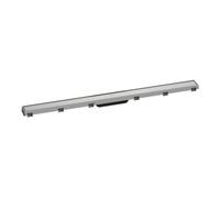 Hansgrohe Caniveau de douche RainDrain Match 100 cm – acier inoxydable brossé, cadre réglable