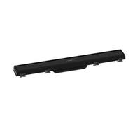 hansgrohe RainDrain Match caniveau de douche 56036670 60cm, set de finition, avec Rahmen réglable en hauteur, noir mat