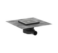 Hansgrohe hansgrohe RainDrain Point 150x150mm, set, acier inoxydable brossé Quantité:1