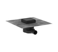 Hansgrohe hansgrohe RainDrain Point Système d'évacuation complet, 100x100 mm, noir mat Quantité:1