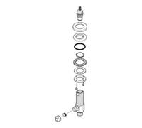 Hansgrohe hansgrohe Robinet d'arrêt 3 voies pour lavabo chrome Quantité:1