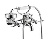 Hansgrohe hansgrohe Robinet de cuisine deux poignées Axor Montreux AP, bec 224 mm, levier, nickel brossé Quantité:1