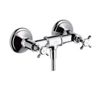Hansgrohe hansgrohe Robinet de douche à deux poignées Axor Montreux AP, 1 jet, avec poignées croisées, chrome Quantité:1
