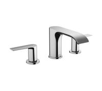 Hansgrohe Vivenis, MÃ©langeur lavabo 3 trous 90 avec vidage Ã tirette, saillie 150 mm, 75033, Coloris: chrome - 75033000