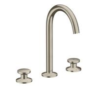Hansgrohe hansgrohe Robinet de lavabo 3 trous Sel. 170 Axor One A 140 mm, avec vidage poussoir, nickel brossé Quantité:1