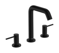 hansgrohe Tecturis S 3 trous mitigeur lavabo 73330670 avec push-open garniture de vidange , noir mat