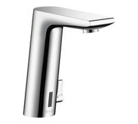 Hansgrohe hansgrohe Robinet électronique Metris S pour lavabo, raccord secteur, réglable, chrome Quantité:1