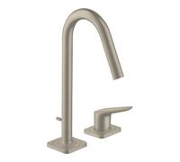 Hansgrohe hansgrohe Robinet lavabo 2 trous 160 Axor Citterio M A 135 mm, avec tirette, nickel brossé Quantité:1