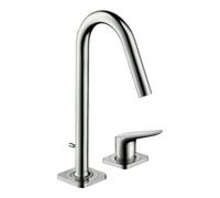 Hansgrohe hansgrohe Robinet lavabo 2 trous 160 Axor Citterio M A 135mm, tirette, aspect acier inoxydable Quantité:1