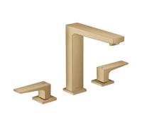 Hansgrohe hansgrohe Robinet lavabo 3 trous 160 Metropol m HG, poussoir-op, A 152 mm, bronze brossé Quantité:1