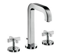 Hansgrohe hansgrohe Robinet lavabo 3 trous 170 Axor Citterio avec A 140mm, croix, tirette, rosé, chrome Quantité:1