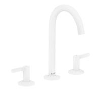 Hansgrohe hansgrohe Robinet lavabo 3 trous 170 Axor One A 140mm, avec vidage poussoir, levier, blanc mat Quantité:1