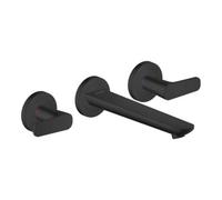 Hansgrohe hansgrohe Robinet lavabo 3 trous Axor Citterio C o S, mat noir, encastré mural, bec 193 mm Quantité:1