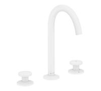 Hansgrohe hansgrohe Robinet lavabo 3 trous Sel. 170 Axor One Bec 140 mm, avec vidage push-open, blanc mat Quantité:1
