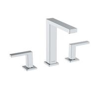 hansgrohe Tecturis E Mélangeur lavabo 150, 3 trous, avec vidage Push-Open, saillie 158mm, EcoSmart+, 73030000, Couleur: chrome