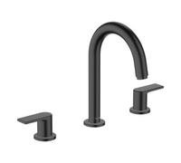 Hansgrohe hansgrohe Robinet lavabo 3 trous Vernis Shape avec vidage à tirette, noir mat Quantité:1