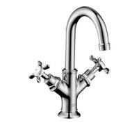 Hansgrohe hansgrohe Robinet lavabo à deux poignées 160 Axor Montreux avec poignées croisées, tirette, chrome Quantité:1