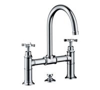 Hansgrohe hansgrohe Robinet lavabo à deux poignées 220 Axor Montreux A 175 mm, avec poignées en croix, tirette, chrome Quantité:1