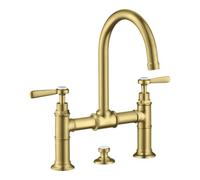Hansgrohe hansgrohe Robinet lavabo à deux poignées 220 Axor Montreux A 175 mm, H, tirette, brossé bronze Quantité:1